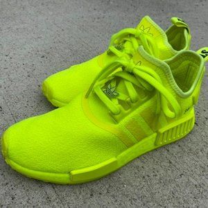 RARE Neon Lime Green Adidas Shoes